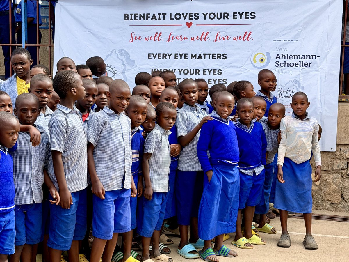 BienfaitRwanda's tweet photo. This week we screened Rutsiro District staff. At school, we are screening children and students, raising awareness about vision and learning, and helping teachers recognise possible vision problems early. https://t.co/uqjxlf7zvT