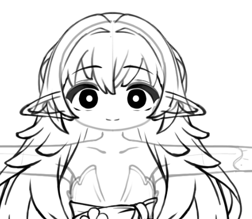 Ame_VRCh's tweet photo. 首元の服を非表示にしているのですが、ない方が作りやすいと思う一方、首付近に何か装飾をつけたいという葛藤がアメの頭の中で喧嘩しています。装飾がある場合ウェイト周りで苦労しそうです👀 https://t.co/x9bNVLCxG2