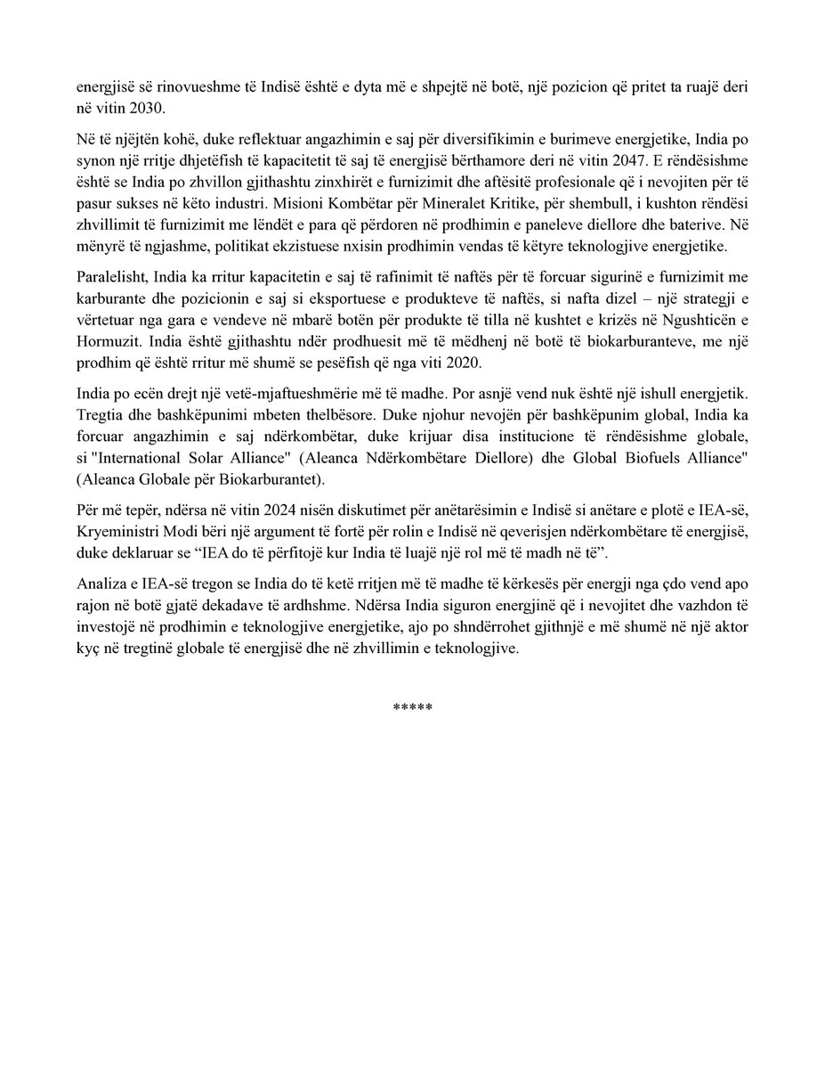 IndiainAlbania's tweet photo. The sheer energy India brings with it

Read more at:
https://t.co/jGmVkKKmP1

@MEAIndia 
@IndianDiplomacy 
@DrSJaishankar https://t.co/2IufwW5Gbb