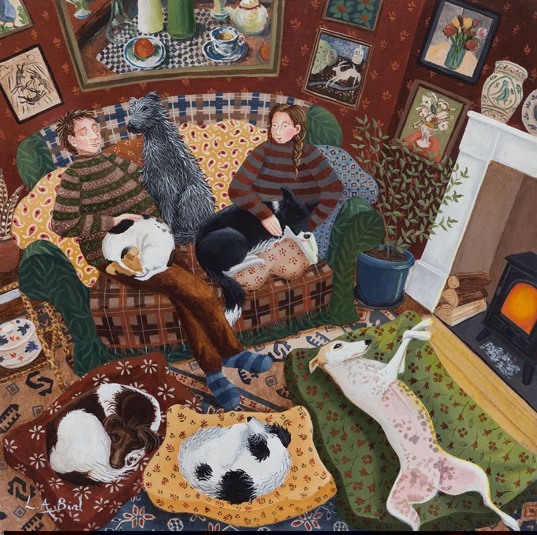 Dina_Shakti's tweet photo. 'Contentment' by ©Lucy Almey Bird https://t.co/uhRCM298zp