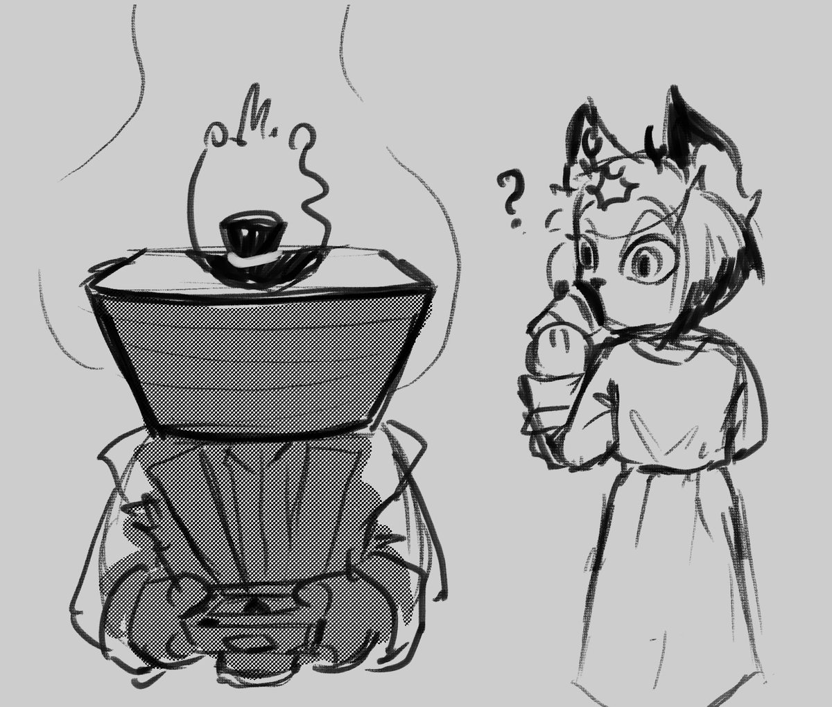 GreenSe_irbis's tweet photo. Day 6 — Autumn date 🍁
Silly sketches
#alvoxtober2026 https://t.co/myXkbLmGP3