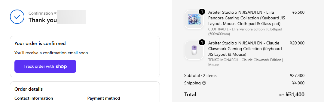 kugaleo_Q's tweet photo. I am now a proud owner of Shu and Elira's Mousepad and a full set of Claude's keyboard, mouse and mousepad 😍💜🧡💙 https://t.co/K7H6sa5s8x