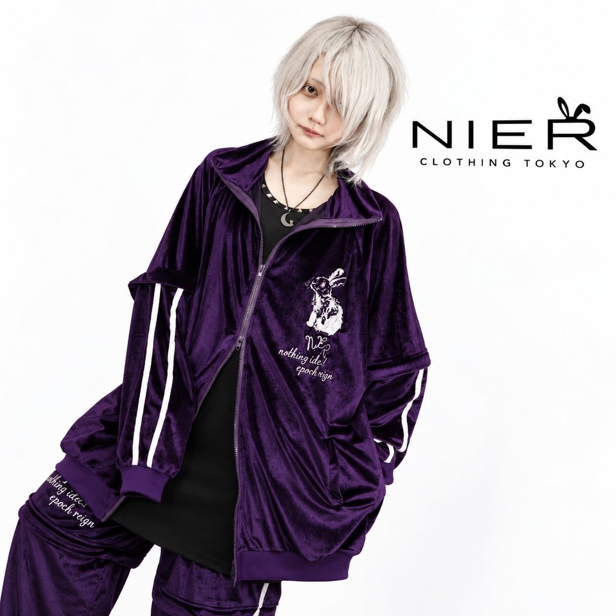 NieR_tokyo's tweet photo. 🎁本日〆切プレゼント企画🎁

高品質3WAY PURPLE 
ベロアトラックジャケット -DOUBLE ZIP-

🎁2名様にプレゼント🎁

◼応募方法
フォロー(@NieR_tokyo) &amp; リポスト
◼締切〆  本日24時

ユニセックスアイテムです❣️

是非ご参加ください🙇‍♂️🙇‍♀️ https://t.co/z0tE7eFvXs