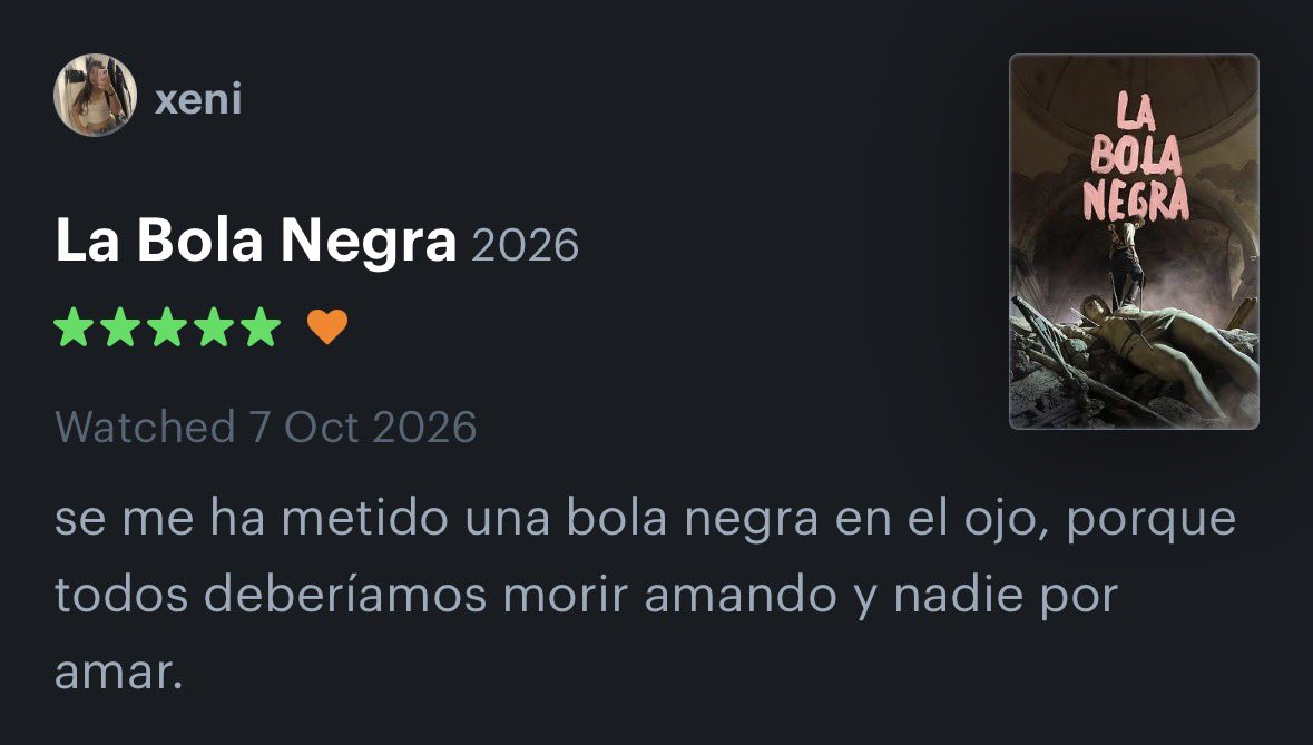 chenipodrida's tweet photo. me he despertado llorando, la bola negra es un trauma cinematográfico https://t.co/oeUbJ0ykVY