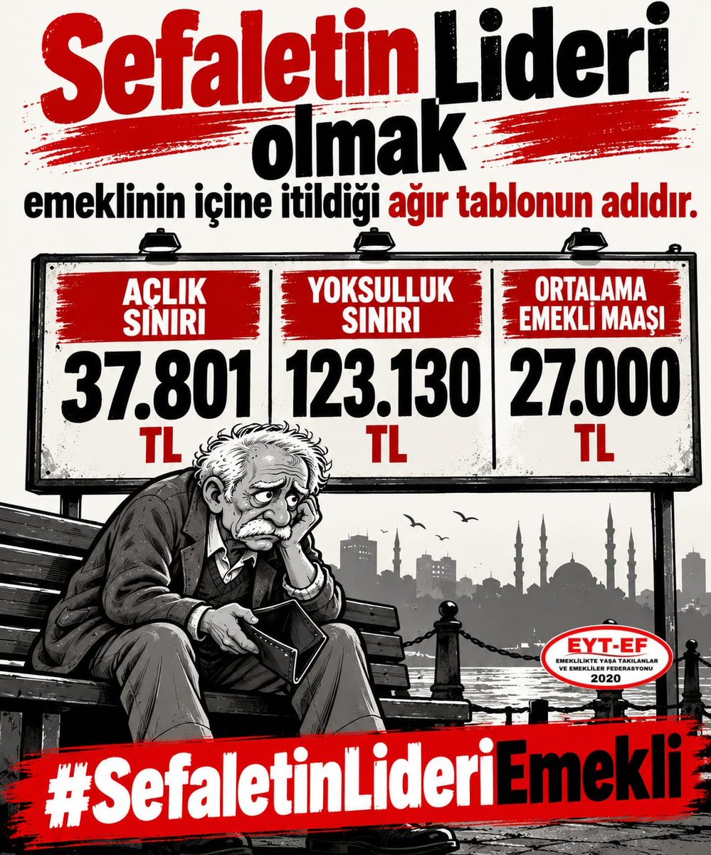 AyseBilen328900's tweet photo. Emekli yıllarca çalıştı, üretti, prim ödedi ve hayatını ülkesine adadı. Şimdi tek istediği; kimseye muhtaç olmadan, huzur içinde ve insanca yaşayabilmek.

 #SefaletinLideriEmekli

 #çileninLideri5000Kısmi https://t.co/6Vk0tRm0qF
