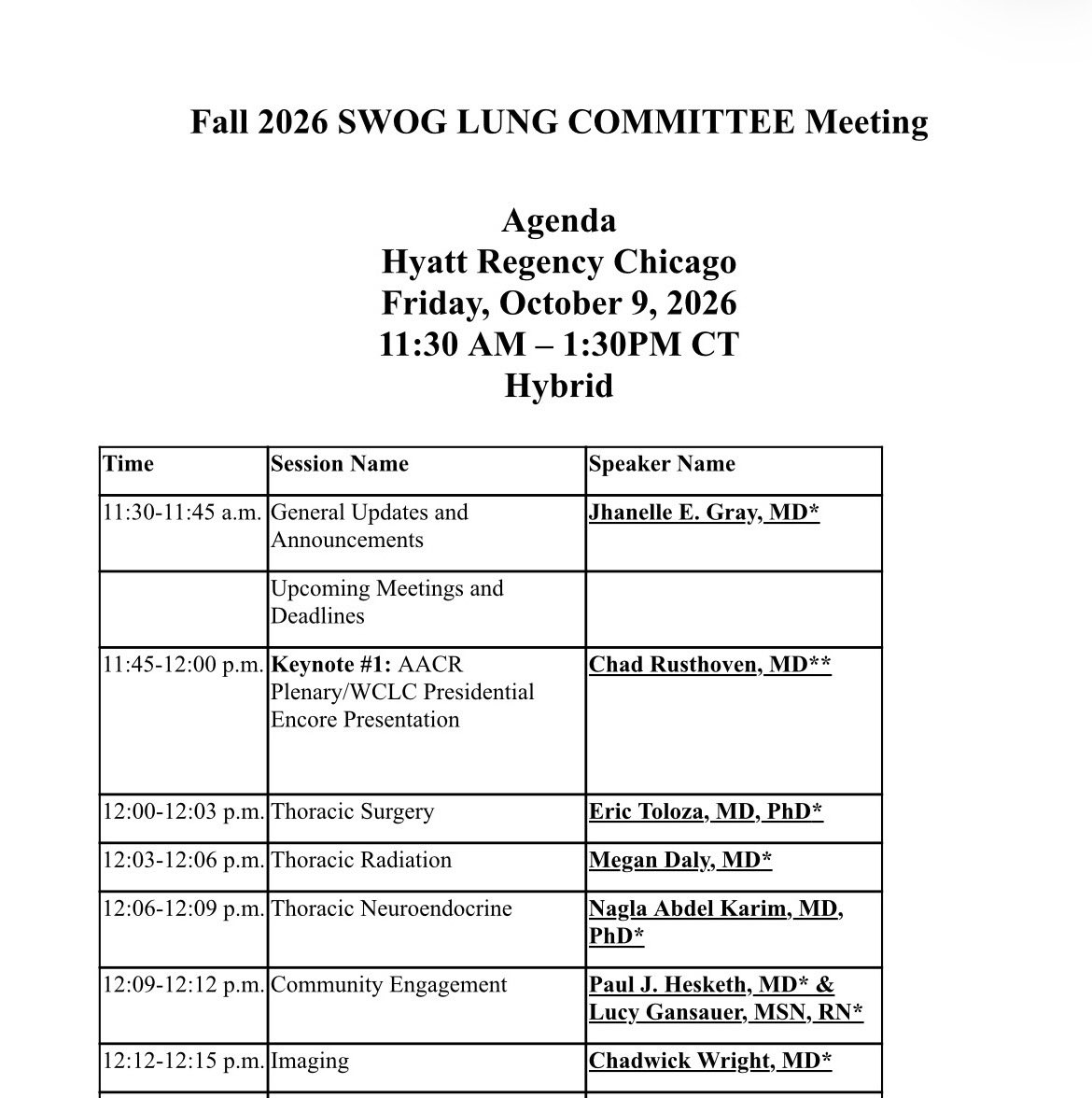 NaglaAKarimMD's tweet photo. Heading to @SWOG #SWOG26 Let the excitement start with finding better treatment options for our patients #SCLC #Thoracic_Neuroendocrine_Tumors #Lung_Cancer https://t.co/vK12BpGXTH