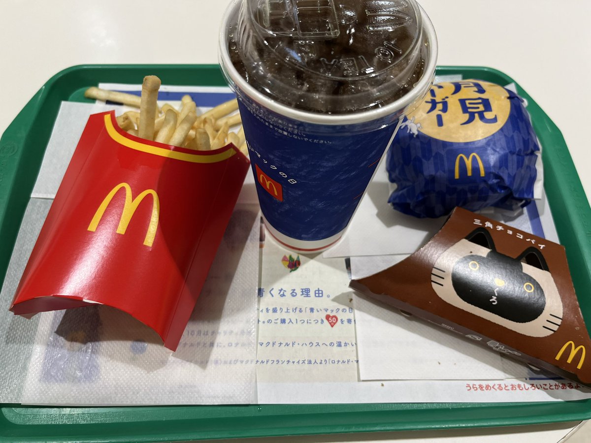 annya342's tweet photo. 本当だったら今頃コンセント感謝祭だったのに
悲しいからマック食べるね🍟🍔▲ https://t.co/bRX298eOnp