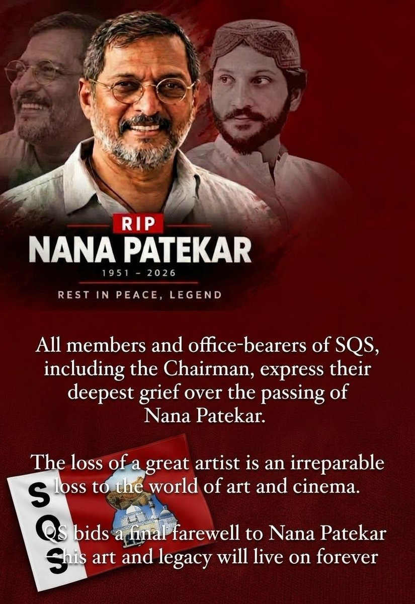irfan_writes110's tweet photo. Rest in peace legend 
#nana_patekar #عوامی_مزاحمت_کی_للکار #SQS @JantarMantr2 @JantarMantarPro https://t.co/3kwkce9MOh