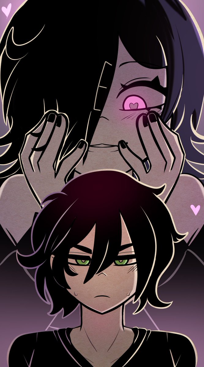 Starvsper's tweet photo. "Obsessed" | | OC x CANON

Yeah, I can confirm Dante's love exceeds to obsession. I wasn't sure what version post sooo here's the 2 versions ♡ gotta clarify as always, she's not Ashley, bc ppl gets confused, thats Dante, my oc <3 she's her twin soo https://t.co/ICNyNnncva