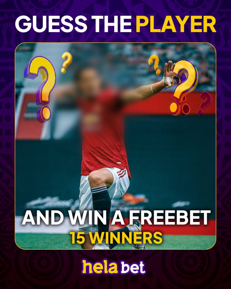 helabetKEN's tweet photo. 🔥 GUESS THE PLAYER! ⚽️👀

Think you know who it is? Drop your answer in the comments! 👇🏾

🎁 15 lucky winners will walk away with a FREE BET! 💰
Tag a football fan who should try this too! 🗣️

#HelaBet #GuessThePlayer #FreeBet #FootballKE #HelaBetKenya https://t.co/vzJyJJFfzY