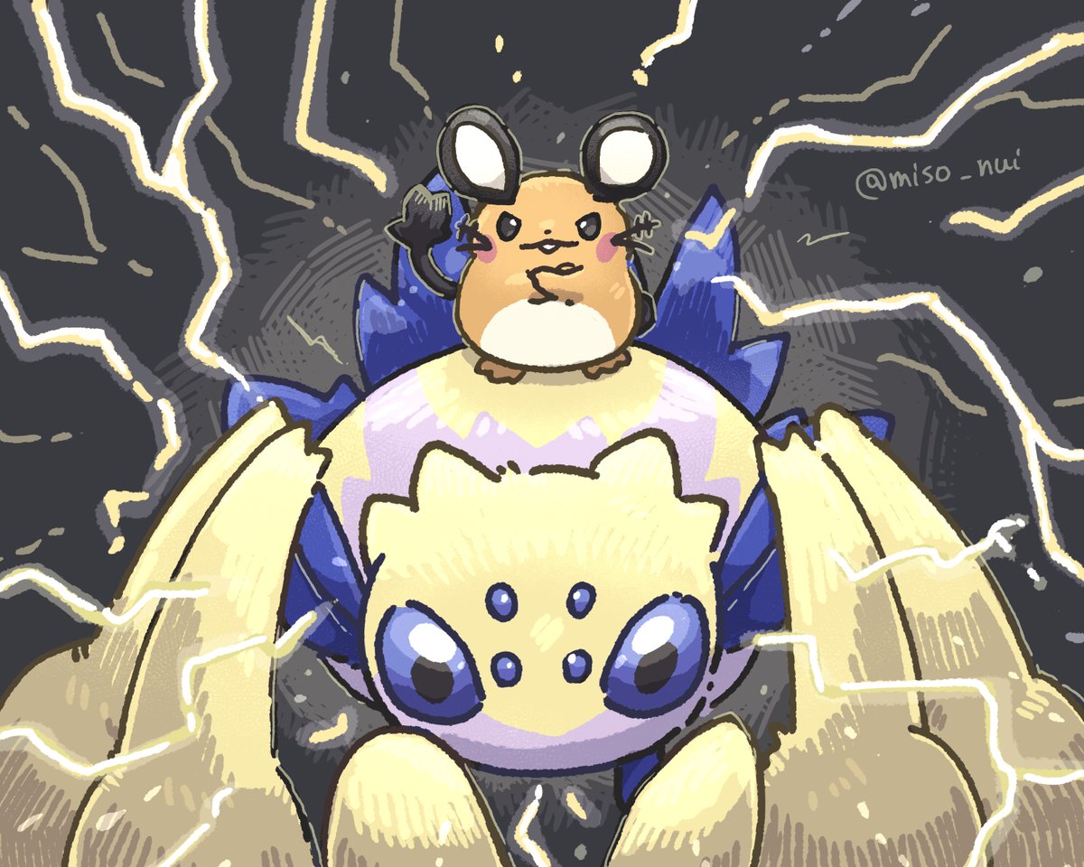 miso_nui's tweet photo. ⚡️⚡️⚡️🕷️🐁⚡️⚡️⚡️ https://t.co/D4VwSX6YkR