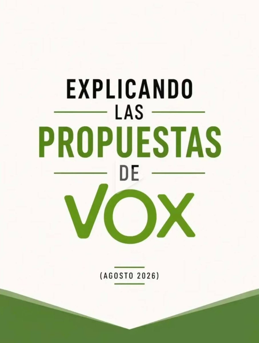 Laurlvarez54124's tweet photo. Bueno , aquí está el programa de Vox, para todos los zurdos , esto es sentido común 
Continúa … https://t.co/CjxuSQLX0m