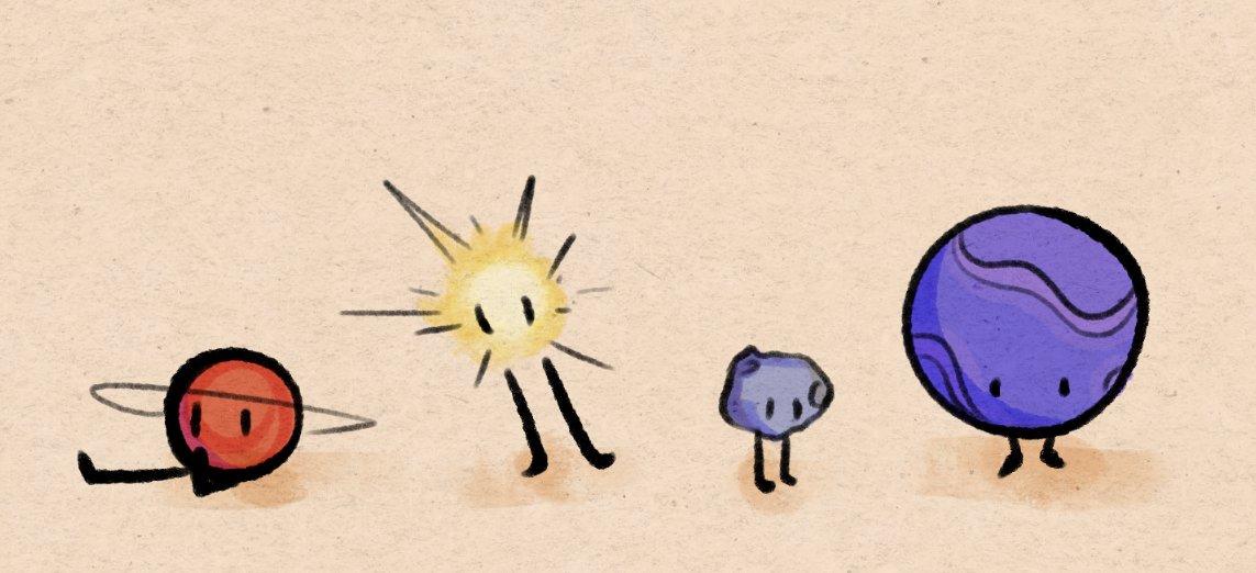 sol_scape_vt's tweet photo. Drew some little space creatures. Which one is your favorite? https://t.co/XOtOhSB4pl