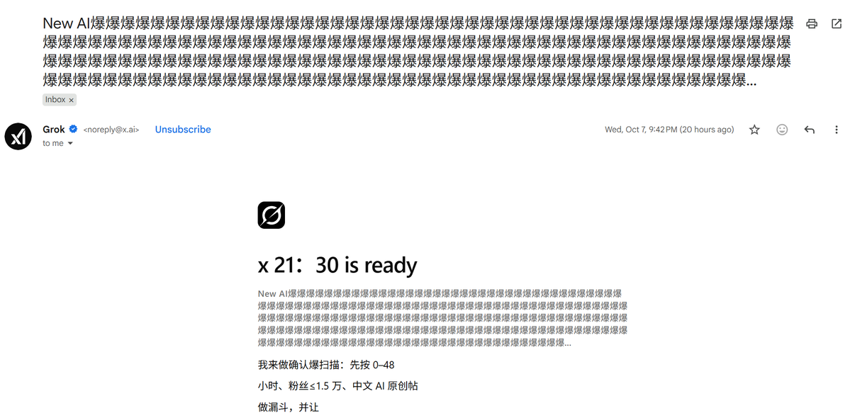 Carl_885's tweet photo. 谁懂啊，Grok跑定时任务发狂了😅 https://t.co/L6KRQCQgPO