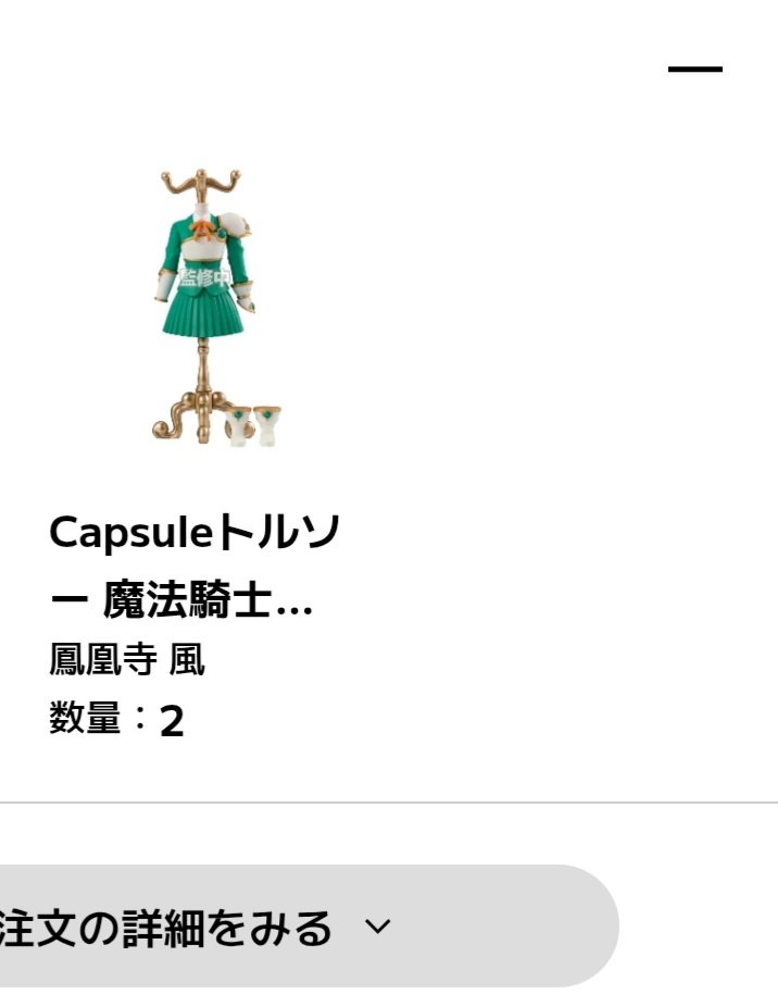 menma06233's tweet photo. 【交換】Capsuleトルソー 魔法騎士レイアース　ガシャポンオンライン限定

譲…鳳凰寺風×2

求‥定価800円+送料＞海

12月中の受け取りになるため、音信不通にならない方でお願いいたします。

郵送交換/同日発送できる方
支払い方法/PayPay、銀行振込み

検索からもお気軽にお声がけ下さいませ🙇 https://t.co/1KTxY9tyUz
