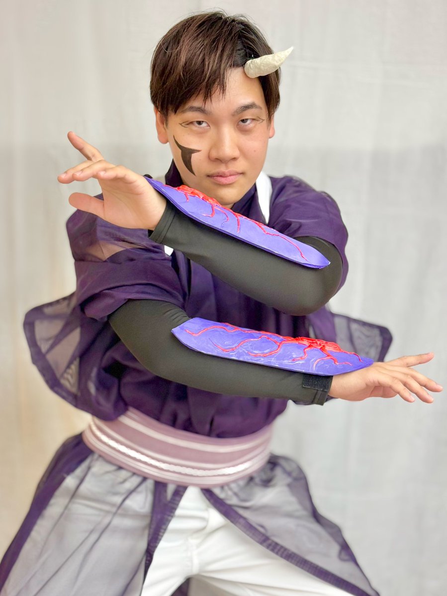 furinkazan_news's tweet photo. キャラクター紹介⑨
紫宙（しそら）

泰明の妖気から生まれた妖怪。
あまり頭が良くないが、耐久力が高く体術を使って戦う珍しい妖怪。

泰明を尊敬しつつも、いつか泰明を喰らい、その力を我が物にしようと目論む野心家。
#そのやく https://t.co/qTOoBx47cp