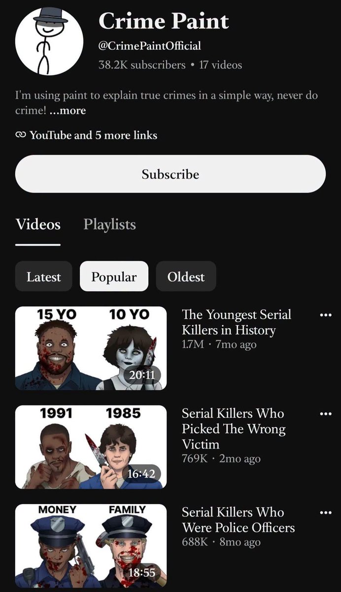 SojAutomation's tweet photo. Most creators think you need expensive production to win on YouTube.

This channel proves otherwise.

Simple visuals + strong storytelling + highly clickable topics = millions of views.

The real skill isn’t editing.

It’s packaging attention.

Want me to break down the strategy https://t.co/UzH9WG49q8