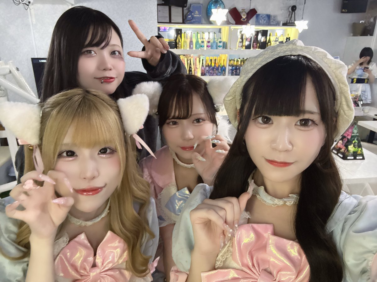 aichu_ru's tweet photo. 【 10/8本日の猫ちゃん🐱ྀི 】

💫本日は星道で合同営業中🐈🐾

19:00〜
いか @ikateyan 
ひめ @hime_nyan6 
りさ @ri04nyan 
らん @__ssi3 

📍 東京都新宿区歌舞伎町2-41-3
レオ寿ビル地下1階

💒 19:00〜24:00
🧋https://t.co/8sksze1j2A https://t.co/lEAPkgGJ1D