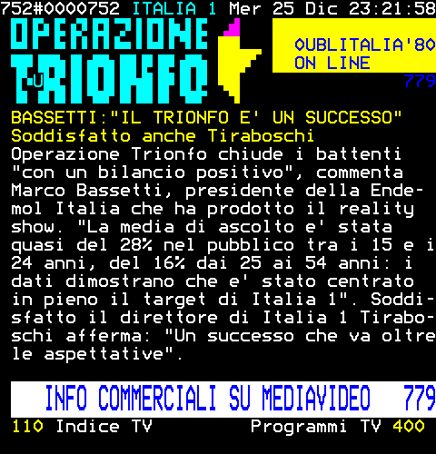 alessiouchihax's tweet photo. Dal "MEDIAVIDEO" del giorno di Natale 2002...
Leggete attentamente tutto questo...
#CosediTv #anni2000 #Mediaset #Italia1 https://t.co/IQOROjUWEH