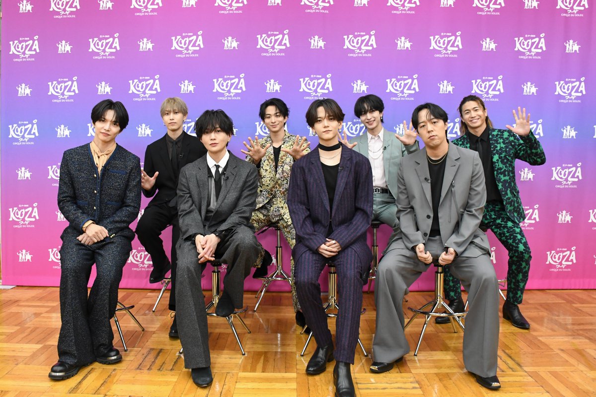 fantastics_fext's tweet photo. ／
シルク・ドゥ・ソレイユ
『クーザ』
日本公演 記者発表🎪
＼

#FANTASTICS がスペシャルサポーターを務める
シルク・ドゥ・ソレイユ『クーザ』の
日本公演 記者発表に登壇させていただきました！

2027年2月に開幕する『クーザ』🤹
ぜひ一緒に盛り上がっていきましょう✨️

@CirqueJapan
#シルクドゥソレイユ
#KOOZA
#クーザ