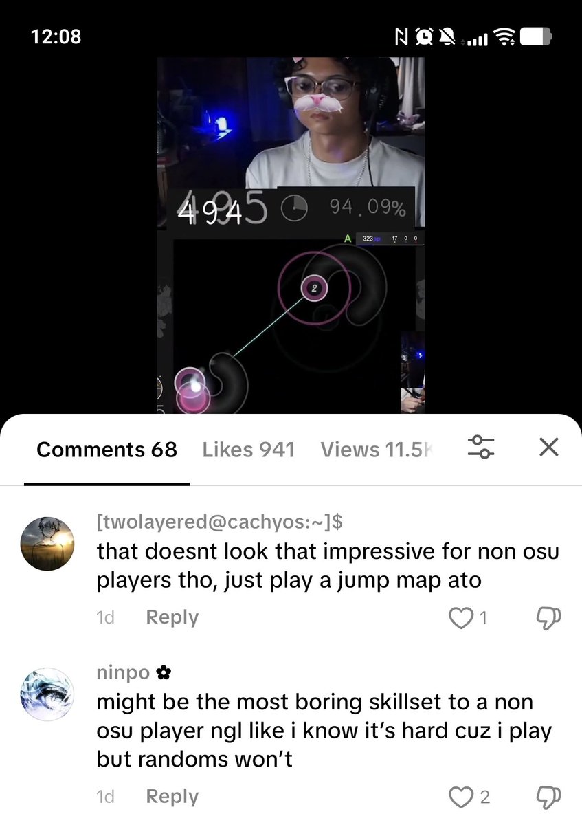 fedoragoose2's tweet photo. tiktok is an AMAZING PLACE with INTELLIGENT COMMENTORS who will act VERY WHOLESOME towards you for posting a tech clip (snitcher #10 on leaderboard) https://t.co/Z1bj8a9dMW