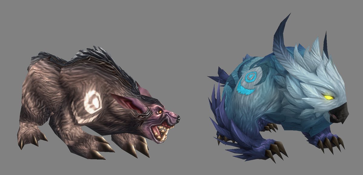 ZyricksTV's tweet photo. 🎨🐻 WoW Forever revises Skyborne visuals

Blizzard’s October 7 development update confirms more visual adjustments are coming as the team works to better match Forever’s original-era art direction.

🐾 HD Druid forms
The revised examples remove some softness, add more detailed fur textures and reduce the brighter color saturation. Blizzard says the goal is to keep the Skyborne’s exotic identity without making their forms feel disconnected from other creatures in Azeroth.

🧝 Standard-Definition Skyborne
SD Skyborne player characters are now in development alongside SD Druid forms. Blizzard showed an early work-in-progress model lineup and currently expects this option to arrive in early 2027.

🖥️ More visual choice
The existing SD/HD character toggle initially focused on races from original World of Warcraft. Extending an SD option to the Skyborne is intended to address the sharper contrast players noticed when HD Skyborne appeared beside older models and environments.

📅 Timing
The SD models have an early-2027 window. Blizzard did not announce a release date for the revised HD Druid forms.

Images © Blizzard Entertainment.

#WoWForever #WorldOfWarcraft
