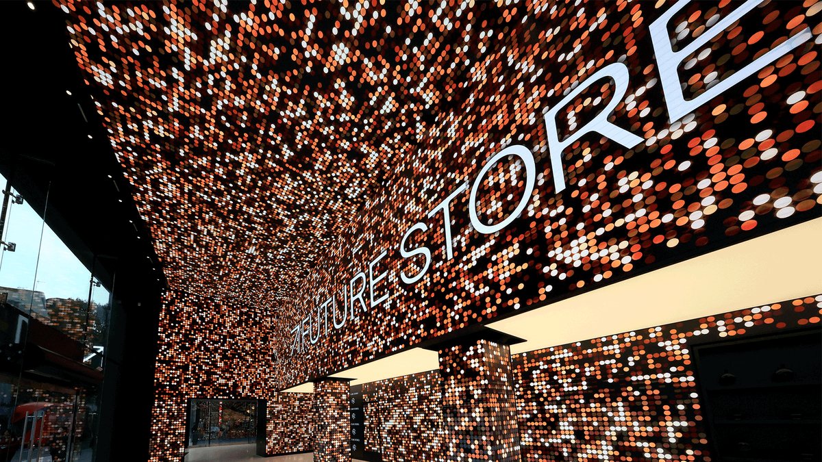 AOTOElectronics's tweet photo. Walls and ceilings become a canvas at Future Store.
AOTO’s CV-MIP Series surrounds shoppers with vivid visuals, fine detail, and consistent color—even up close.
https://t.co/Rk8MQ8Q1li
#AOTO #MIP #ImmersiveRetail https://t.co/oZ5kcLFuRY