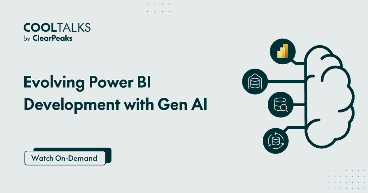 CLEARPEAKS's tweet photo. Watch our latest webinar, where we show you how you can evolve your organisation's Power BI development with Gen AI, and a workflow to enable BI industrialisation for enterprises.

Don’t miss it! Register now: https://t.co/fLllATz8di https://t.co/XNX6EesW7R