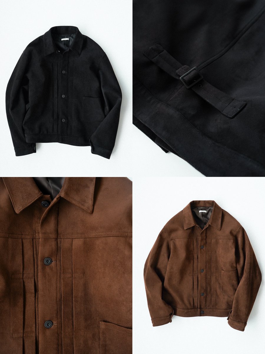 genji_official_'s tweet photo. WYMがZOZOTOWN以外のECで買えるようになります…！

明日10/9(金)12:00 and STアプリにオープン。
それに合わせて、WYMで作った別注ジャケットを先行販売します…

Ex. FAUX SUEDE 1st TYPE JACKET ¥9,900(税込)
秋のフォースエードと同じ素材を、1stタイプに落とし込んだ一着で、 https://t.co/qNVMADUNx2
