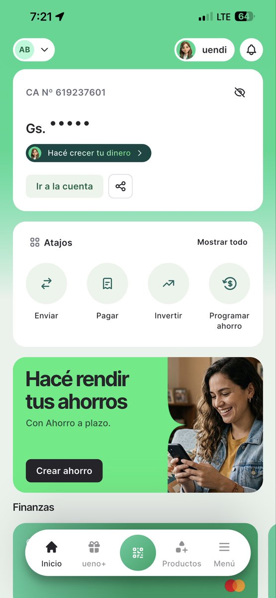 silve_rspk's tweet photo. ya permite ingresar a la app de ueno bank pero no se pueden realizar transferencias https://t.co/9kFagktCe8