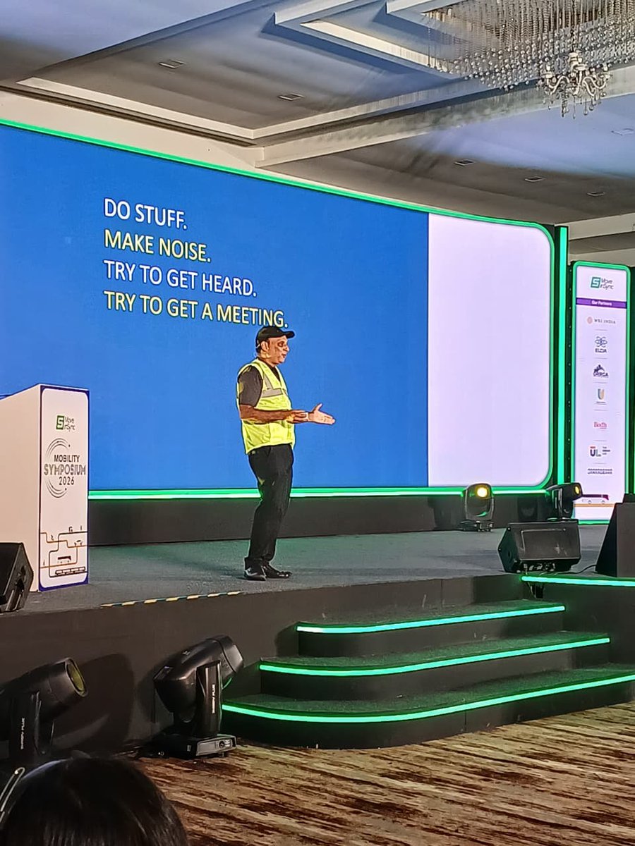 moveinsync_mis's tweet photo. The oldest way to move through a city might also be its most resilient.

Arun Pai @arunpaiblrwalks, Bengaluru's self-appointed Footpath Mayor, made the case for a Walkaluru, followed by the Feet First panel, moderated by Vivekanand Kotikalapudi (Janaagraha).

#MoveInSync https://t.co/EfF0WFZURy