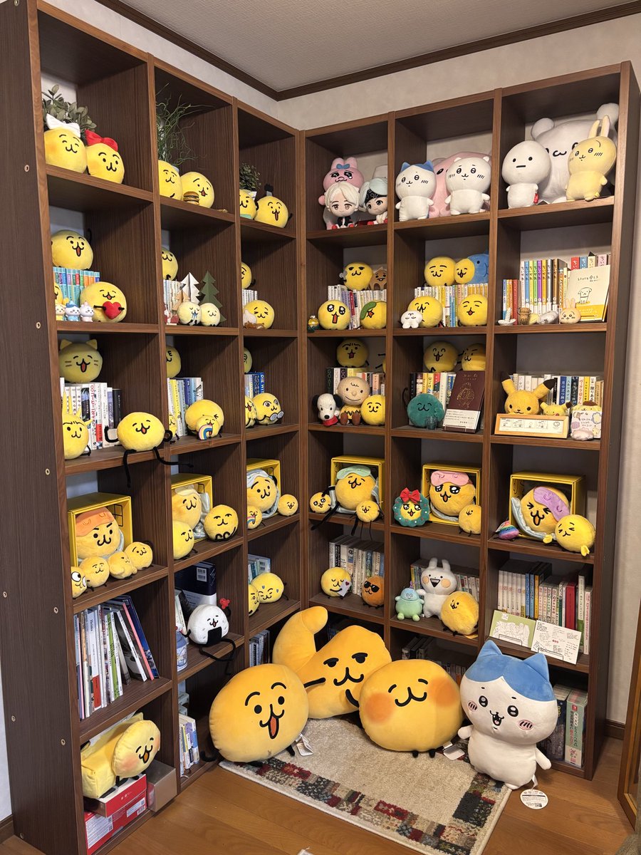ken_1_rika's tweet photo. 6もじやってきた❣️もはや本棚ではない…
誰か止めて〜www
#えもじの子
#にじえも https://t.co/8UnG97BunE