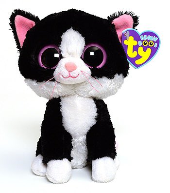 beanieoftheday's tweet photo. todays beanie boo of the day is pepper the cat! https://t.co/2Ymn4onJ2f