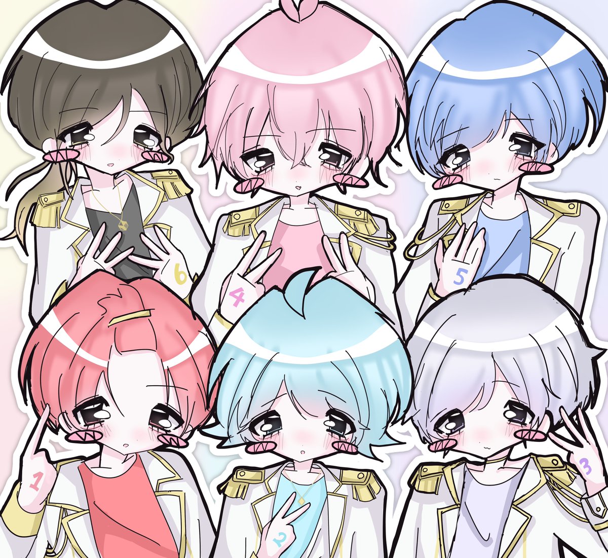 momonyann1116's tweet photo. ♡6th anniversary♡

☘️#いれいすあーと
     #いれいす6周年 https://t.co/WhH4ioger5