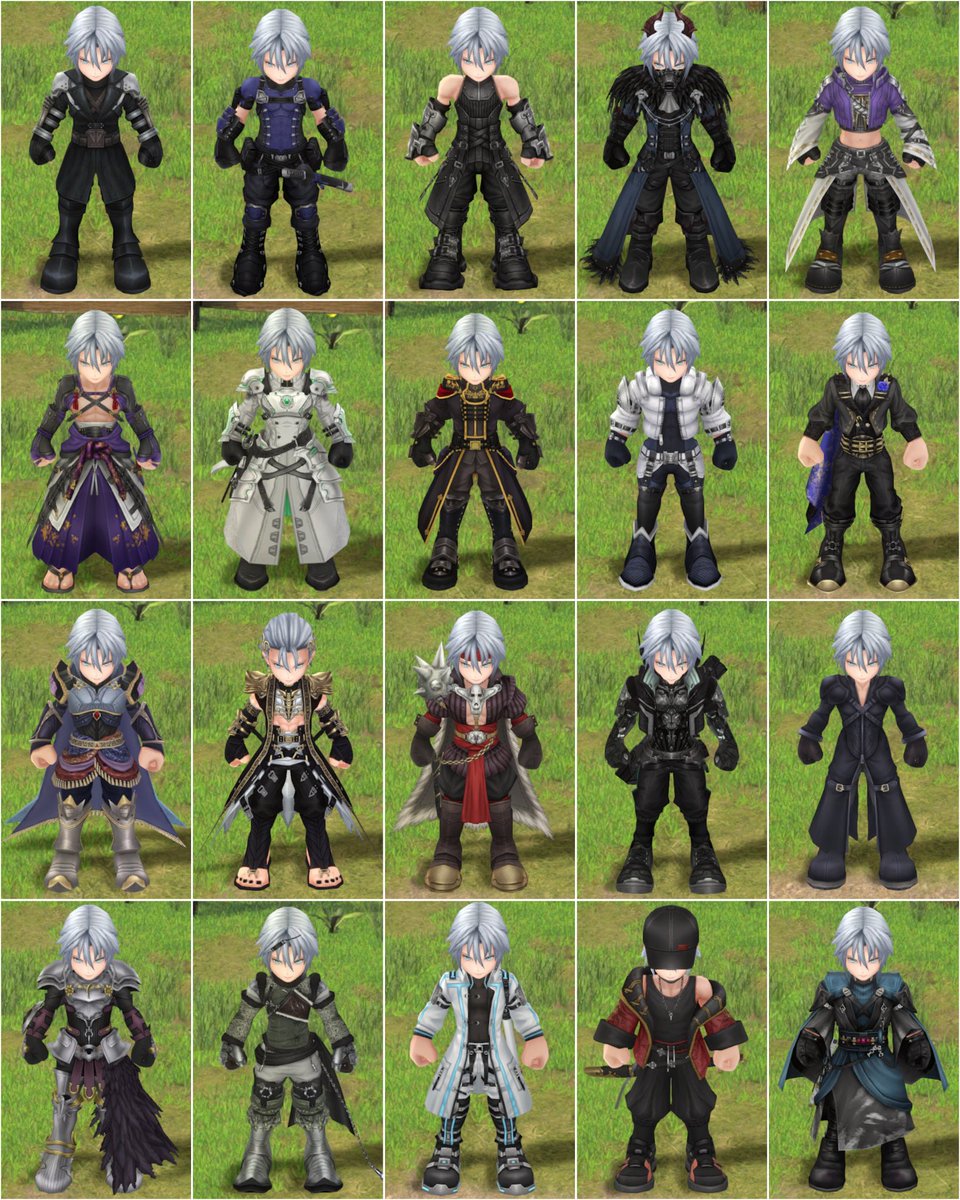 silvermagia's tweet photo. Chibi Sephiroth in his tiny outfits 🐍 https://t.co/6TVRAOe8UR