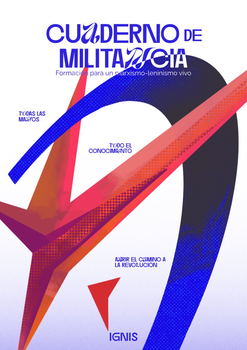 IGNIS_comunista's tweet photo. 𝐀𝐛𝐫𝐢𝐫 𝐞𝐥 𝐜𝐚𝐦𝐢𝐧𝐨 𝐚 𝐥𝐚 𝐫𝐞𝐯𝐨𝐥𝐮𝐜𝐢𝐨́𝐧 💫

Publicamos el Cuaderno de Militancia, una herramienta formativa para alentar el desarrollo consciente de la práxis revolucionaria.

https://t.co/MqlN1HaJFP https://t.co/zUTQNkpIbR