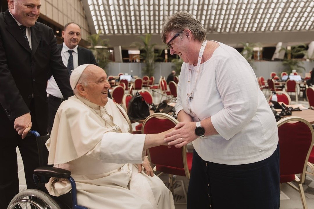 MLJHaynes's tweet photo. NEW: Pope Leo has named Sister Mary Barron as adjunct secretary of the Dicastery for Evangelization in the Section for First Evangelization & New Particular Churches

She is also thus made president of the Pontifical Mission Societies

During the Synod on Synodality, Sr Barron emerged as a proponent of female ordination, saying that – “Is the spirit calling women? Because some women do sense a call to priesthood or diaconate”