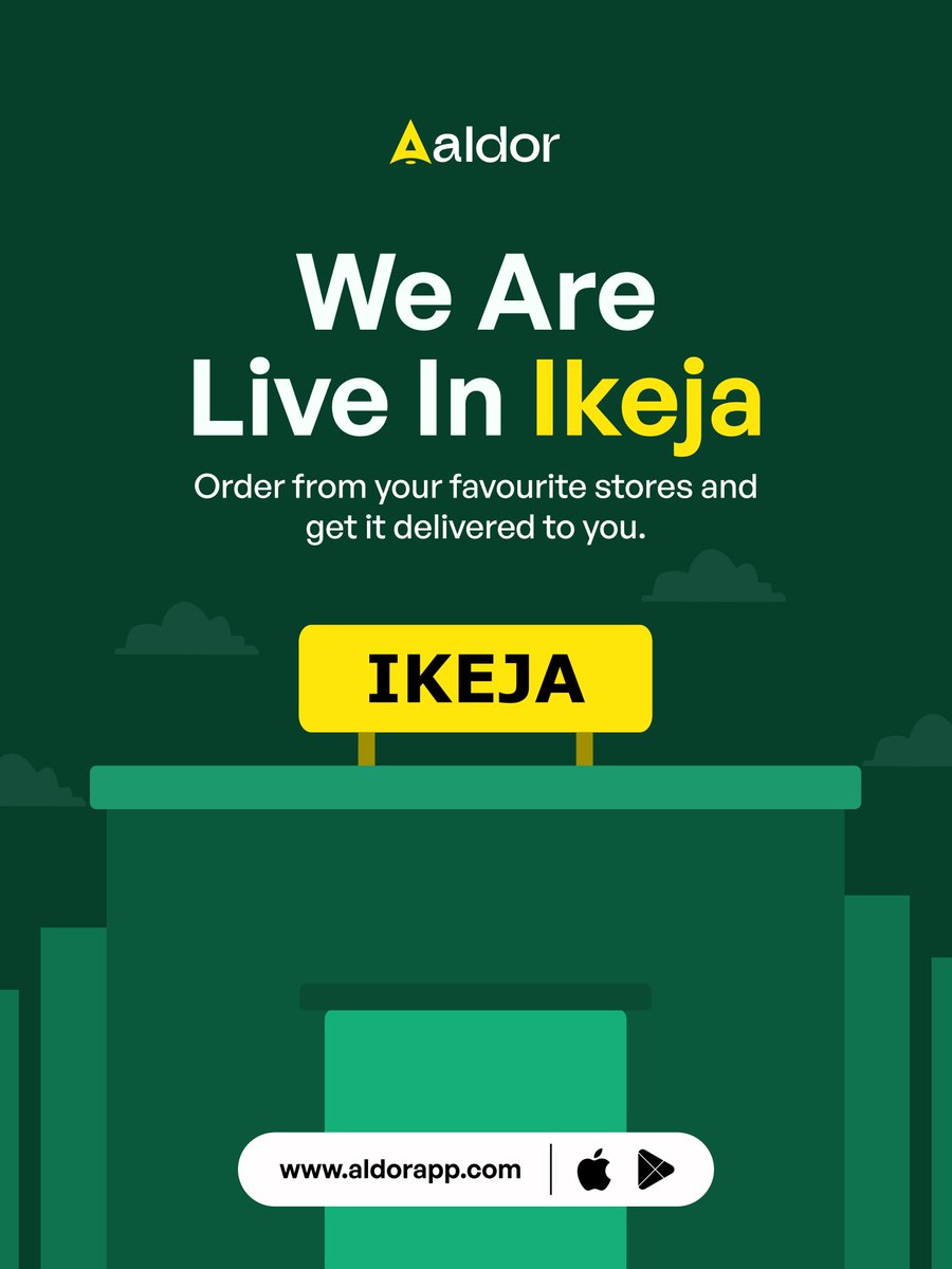 aldorhq's tweet photo. IKEJA, WE DON LAND! 

Your food, groceries and everyday essentials can now come to you with Aldor.

No traffic stress. No unnecessary waka. Just order and let us handle the delivery.

App Store | Google Play
Web

https://t.co/cGeVtj4Z4r

Aldor is LIVE in Ikeja. 

#Aldor #Ikeja https://t.co/M1PnYsTkHg