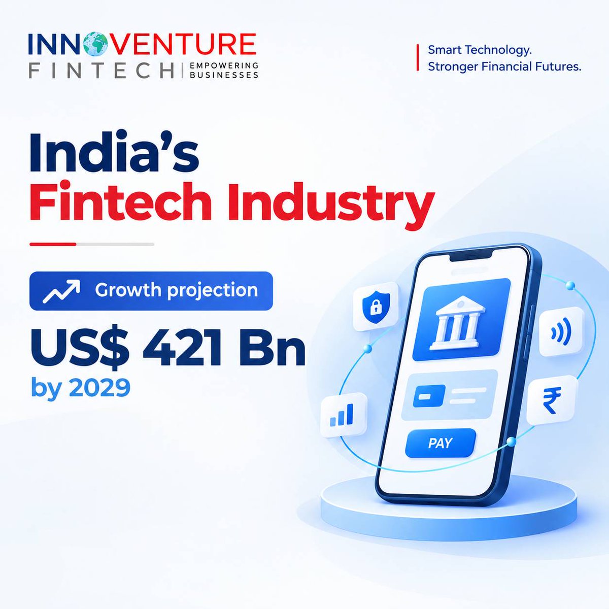 innoventureind's tweet photo. India’s Fintech Industry is entering a new era of growth. 🚀
Innoventure Fintech — Empowering Businesses to Move Forward.

#innoventurefintech #fintech #fintechindustry #fintechsolutions #financialtechnology #digitaltransformation #fintechinnovation #payments https://t.co/b55D7TRrOn