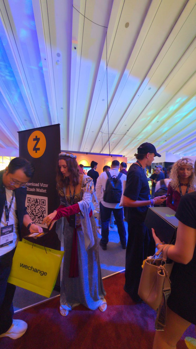 zexprwire's tweet photo. A quick stop at @token2049 Singapore led @zexprwire to @Zcash .

@Zcash is built around a key question for digital money: how can payments offer greater privacy? Its zero-knowledge cryptography enables shielded transactions that help protect sensitive transaction details.

With its NU7 upgrade recently reaching public testnet, the protocol continues to evolve.

Privacy is a major part of crypto’s story, and Zcash is one project putting it at the centre.

#ZEXPRWIRE #Zcash #Crypto #Web3