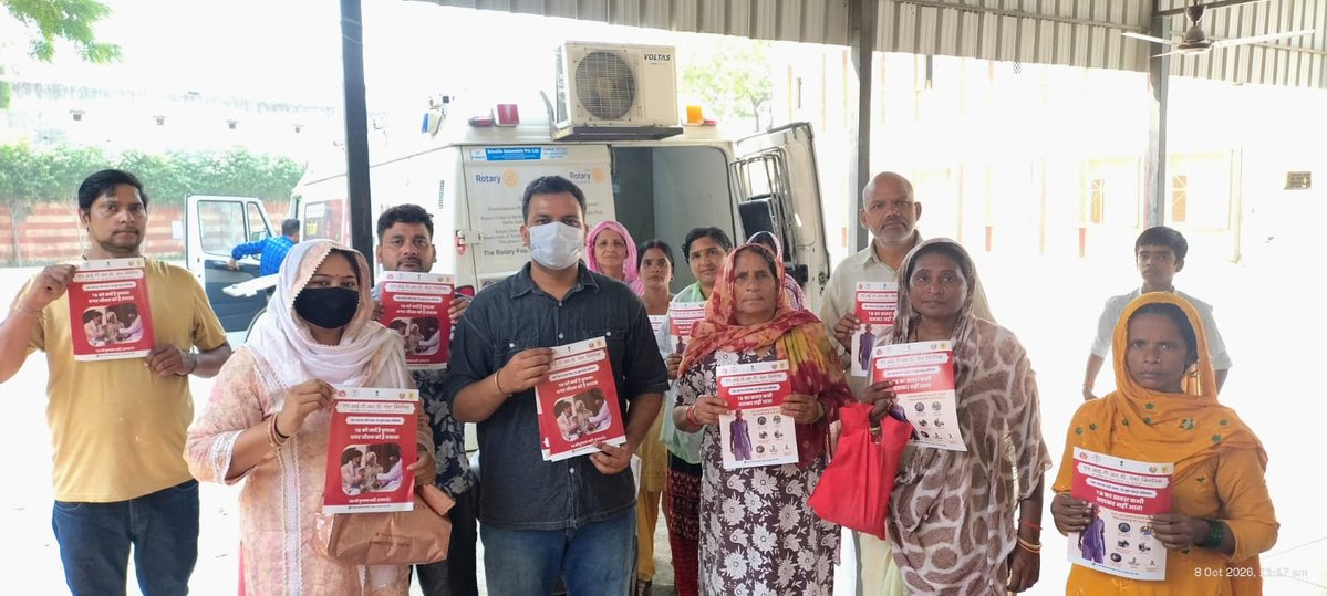 official_NITRD's tweet photo. 08-10-2026 | Ayushman Aarogya Shivir 🩺
X-ray Van-based TB screening at AYAM Community Centre, Rajokari Dispensary.
Footfall &amp; screened: 97
Male: 34 | Female: 63
X-rays: 73 | Abnormal: 19
Sugar &amp; BP: 86 each | Age 60+: 11 | Cy-TB: 0 https://t.co/p344oLBlQd