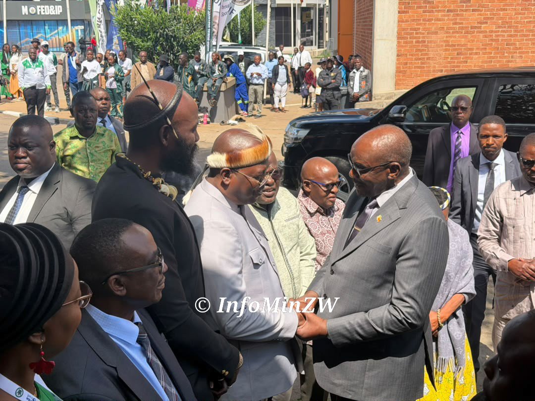 InfoMinZW's tweet photo. Vice President Hon. Col. (Rtd) Dr K.C.D. Mohadi has officially opened the KUZANA SCEEZ Arts and Culture Expo 2026 at the ZITF Grounds in Bulawayo, urging Zimbabwe’s creative sector to turn talent into sustainable businesses, jobs and economic growth.The name “Kuzana”, drawn from Nambya, one of Zimbabwe’s 16 official languages, means “to dance” or “to play” and reflects the dynamism of the country’s diverse cultural expressions.

Speaking under the theme “Towards Vision 2030 through Sport and Creative Industries,” VP Mohadi called for greater investment in skills development, financing, technology, infrastructure, mentorship and market access for young creatives.He urged stakeholders to convert the Expo’s resolutions into practical action and lasting partnerships that would strengthen Zimbabwe’s creative industries, expand employment and support NDS2 and Vision 2030.