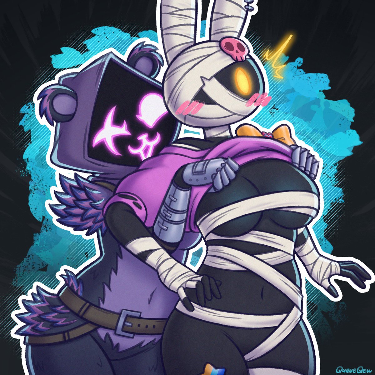 QueueQew's tweet photo. Raven Team Leader with Bunny Bone
#fortnite #fortnitemares https://t.co/wlEKW0MpBL