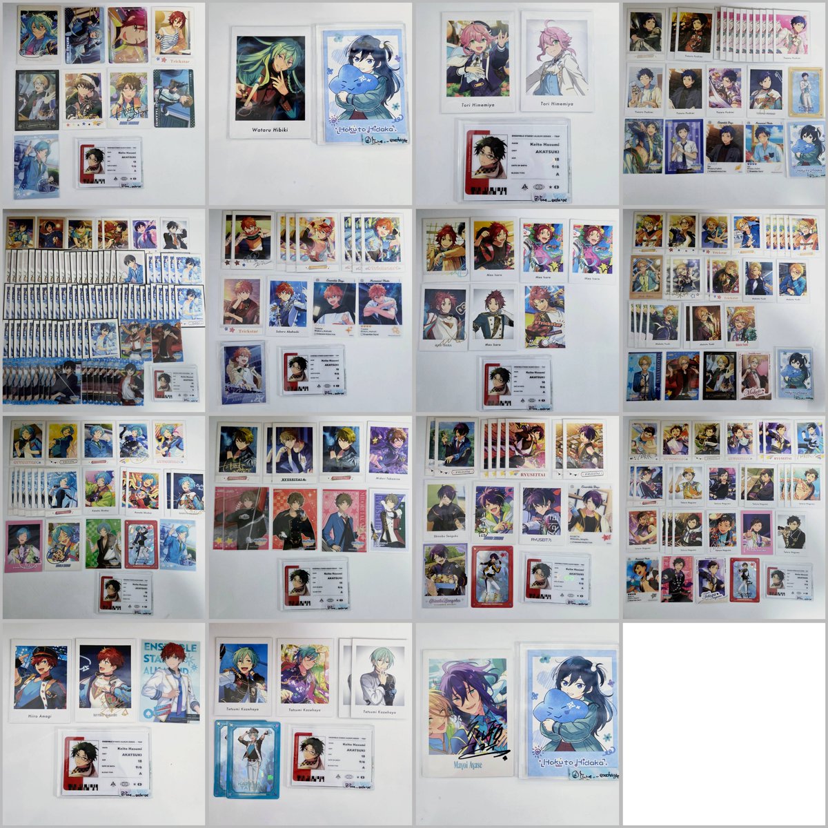 Yume__exchange's tweet photo. 【交換/譲渡】あんスタ ぱしゃこれ ぱしゃっつ クリアカード エモカ カードダス 特典 周年 中国 紙類

譲)   画像 1～4枚目

求)   リプ5/6枚目・異種 英智/桃李/弓弦/北斗/千秋/巽/藍良/敬人/創/薫/ジュイス/舞珠/ライカ・定価(中国:250/特典:200)(＋送料) https://t.co/8d0MgmNgmU