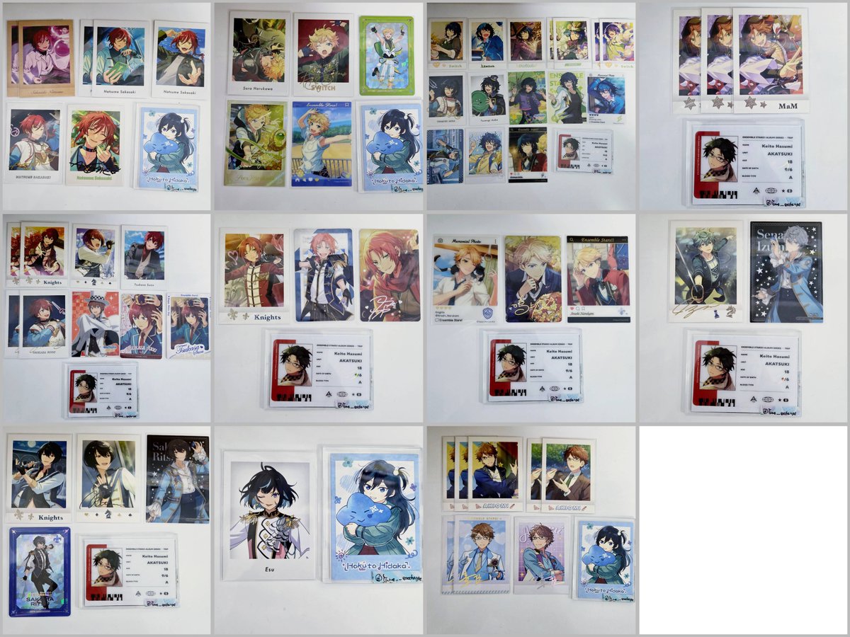 Yume__exchange's tweet photo. 【交換/譲渡】あんスタ ぱしゃこれ ぱしゃっつ クリアカード エモカ カードダス 特典 周年 中国 紙類

譲)   画像 1～4枚目

求)   リプ5/6枚目・異種 英智/桃李/弓弦/北斗/千秋/巽/藍良/敬人/創/薫/ジュイス/舞珠/ライカ・定価(中国:250/特典:200)(＋送料) https://t.co/8d0MgmNgmU