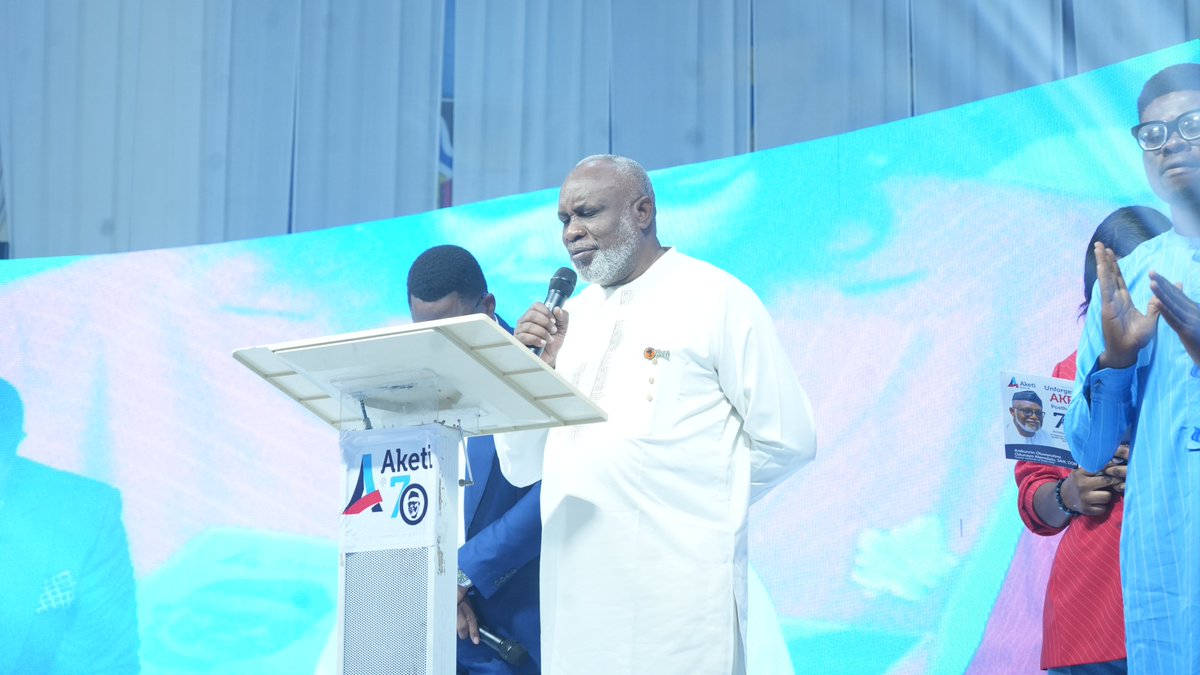 DAWNCommission's tweet photo. Ongoing!

Join the Posthumous 70th Birthday Colloquium for Arakunrin Oluwarotimi Odunayo Akeredolu, SAN, CON, happening now.

Theme: Fundamentals and Governance of State Policing: Towards a New Architecture for National Security in Nigeria.

Link to join: https://t.co/xUoCKu6u8k

On Facebook: https://t.co/4BPDwzZH23
 
@followlasg @OGSG_Official @OndoStateOnline @Osun_State_Gov @FeedbackOYSG @ekitistategov @DapoAbiodunCON @biodunaoyebanji @seyimakinde @LuckyAiyedatiwa @AAdeleke_01 @jidesanwoolu