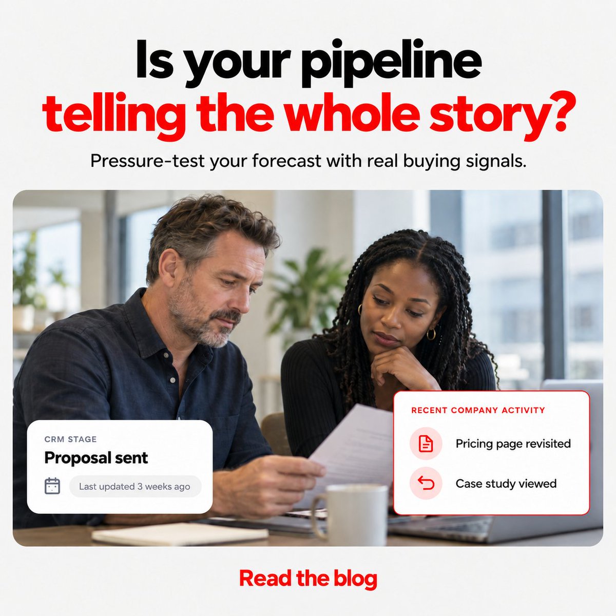 LeadForensics's tweet photo. Your CRM tells one part of the story. Buyer activity tells another.

Is your forecast missing the signals that matter?

Pressure-test your pipeline: https://t.co/Mz9FUA3DWQ https://t.co/8QbjYX1JBs
