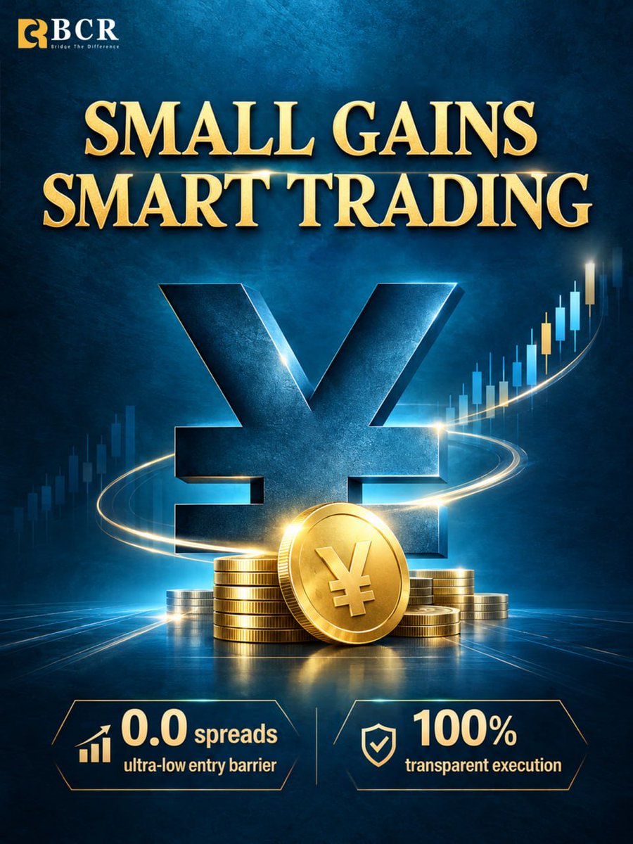 bcrmarketnews's tweet photo. Small Gains, Smart Trading
0.0 spreads + 100% transparent execution = ultra-low entry barrier. Small gains, smart trading with BCR 📊

#thebcr #bcrTrading #bcrGlobal