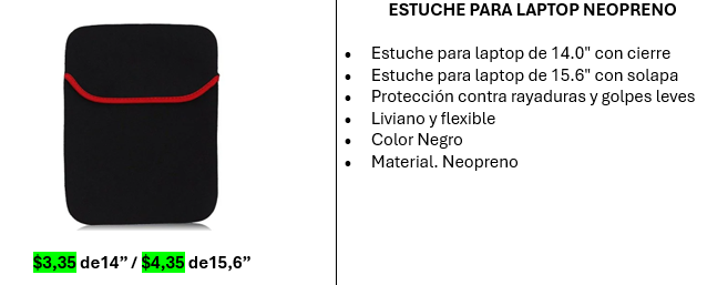 gpcompu's tweet photo. #Accesorios #Tecnología #Computadores #Gpcompu #Estuche #funda #forro #laptop
Estuche Para Laptop de 14" y 15.6"
WhatsApp: 0999719180
Catálogo Digital: https://t.co/Sc8Sg7OhRE https://t.co/Wkovx82I8O