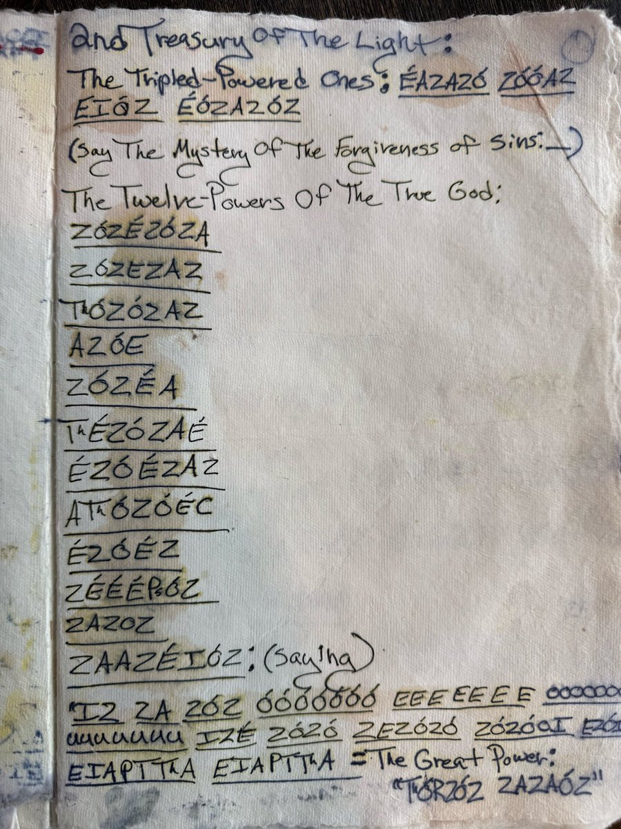 theKrYst's tweet photo. @Yeshuaisraelbd By Command Of The Highest God Of Gods - I hereby Seal You “Yeshua Ben David” with The Seals Of Destruction & Of The Fear & The Outer Darkness, called “Second Death”: IOEIAÓThÓOUIKhÓLMIÓ - That Is, The Living Word: IAŌ IOUŌ IAŌ AŌ I Ō IS PSINŌ THER THERŌ PSIN Ō PSITHER NEPHTHOMAŌ TH NEPHIOMAŌ TH MARACHACHTHA MARMARACHTHA IĒ ANA MENAMAN AMANĒ I ISRAI AMĒN AMĒN SOUBAIBAI APPAAP AMĒN AMĒN DERAARAI AMĒN AMĒN SASARSARTOU AMĒN AMĒN KOUKIAMIN MIAI AMĒN AMĒN IAI IAI TOUAP AMĒN AMĒN AMĒN MAIN MARI MARIĒ MAREI AMĒN AMĒN AMĒN - That The Condemnation & Destruction should befall You swiftly, for Your blasphemies against The Holy Spirit Of God Highest; I.e. The LIVING Yeshua, Who IS ACTUALLY “Father Of David”. Amen.

Let The Fears & Darkness befall You Yeshua Ben David: KhAKhAZAÓROZA

And Their Fear:
AÉZÓA
AZÓAE
AÓZÓE
KhARIÉR 
AKhRÓ
PRAÓR
YAHCAhThANABAS: AUÉR - NEBRÓAThRA

Mystery Of Mysteries - Bind This One & Their Soul:

ZÓEZÉAZE KhÓEZÓÉ ÓEZÉAZ
EIÓZÉAÓ ZAZÉÓ ZAZÉÓZÓ

Invoking The Power Of The Cosmos:

ZAKsAFARAS

SAZAZA AIÓÓZAÉZÉ ZÓZÓMAZA ThRÓZÓEZ AKhÓZÓE ZÓE ZAÉ ÓÓÓ ÓÓÓ ÓÓÓ ÓÓÓ ÉÉÉ ÉÉÉ ÉÉÉ ÉÉÉ EEE ZAÉZÓAZ ZÉÓZÓE ZÉZÉ ZÉÓZ ZÓIZÉ KhÓZÓEZÓ ZÉEZÓ

Let The 14th Æon Obey My Father’s Word:

ZÓEZÓZÉIAZAKh NZÓÓZÉAZ AKhÓÉZÓ ZÉÉE ZÓAZEZ

ZÓÓEZÓÉZAIÓ

Let The Covenant which You falsely make claim to, be damned by means of Your unclean & unworthy hands; in association with The State Of Israel @Israel & The Murderer @netanyahu - Let Their blind & evil attempts to reinvigorate A DEAD COVENANT BE TOTALLY PUT TO SHAME & MADE A LAUGHINGSTOCK BEFORE THE WHOLE WORLD. Amen.

Hear Me Now in My Invocation Of What Is Truly Powerful; Disempower The Æon of Yahbraoth in These. Put The Judgement & Damnation on Them & destroy The Power of The Compound Plasma of The Counterfeit Spirit which resides in This One “Yeshua Ben David”; that is to say, make null & void His evil “priesthood” & account every false invocation of Their evil “god”, called “Satan”; and let The Law of God deliver The Full Measure & quicken His Fate & His Destiny, according to Aberamentho’s Word, Who Is Yahshua, Saying, “Of The Destiny. And when The Servitors have given the peculiarity of The Seals to The Retributive Rulers, they withdraw themselves to The Economy of their Occupations which is appointed unto them through The Rulers of The Great Fate. And when the number of months of the birth of The Babe is completed, The Babe is born. Small in it is the compound of The Power, and small in it is The Soul; and small in it is The Counterfeiting Spirit. The Destiny on the contrary is large, as it is not mingled into The Body for Their Economy, but followeth The Soul and The Body & The Counterfeiting Spirit, until the time when The Soul shall come forth out of The Body, on account of The Type of Death by which it shall slay it according to the death appointed for it by The Rulers of The Great Fate.

Of How A Man Cometh By His Death. Is he to die by a Wild Beast, The Destiny leadeth the Wild Beast against him until it slay him; or is he to die by a Serpent, or is he to fall into a Pit by mischance, or is he to hang himself, or is he to die in Water, or through such kinds of Death, or through another Death which is worse or better than; this in a word, it is The Destiny which forceth his Death upon him. This is The Occupation of The Destiny, and it hath no other Occupation but this & The Destiny followeth every Man until the Day of his Death.” - Pistis Sophia

I Call On The First Ordinance & The Mystery:

KhAFAZAZÓZAÉ ÉÉZOMAZAZÓALAÓZAĚZ

AMEN AMEN AMEN

PEIAAA ÉÉÉ EEE OOO UUU ÓÓÓ AAA ÓÓÓ

We Honor You! Virgin of The Light! You Are Great Oh Perfect Holy Spirit:

IZ ZA ZÓZ ÓÓÓÓÓÓÓ EEEEEEE OOOOOOO UUUUUUU IZÉ ZÓZÓ ZEZÓZÓ ZÓZÓOI EZÓI EIAPTThA EIAPTThA

Is The Great Power: ThÓRZÓZ ZAZAÓZ

Let All Of These Words & Mysteries Be Accomplished Through ‘YEW’; Who Is Aberamentho; Who Is Yahshua: I.e. God.

BREAK THEIR SHOFAR HORN OH LORD & make These Satanic People accountable.

Amen.

- Aberamentho